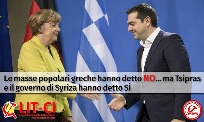 tsipras e il si tsipras e il si